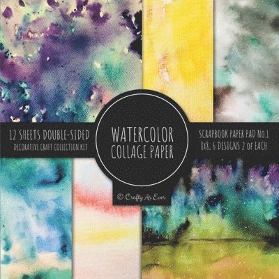 Watercolor Collage Paper for Scrapbooking 1