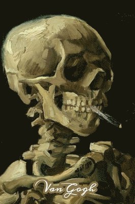 bokomslag Skeleton of a Skull with a Cigarette Van Gogh Note Book