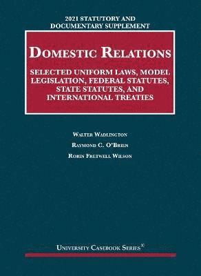 Statutory and Documentary Supplement on Domestic Relations 1