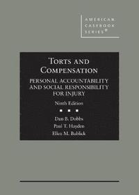 bokomslag Torts and Compensation, Personal Accountability and Social Responsibility for Injury
