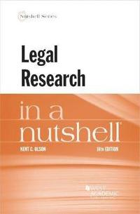 bokomslag Legal Research in a Nutshell