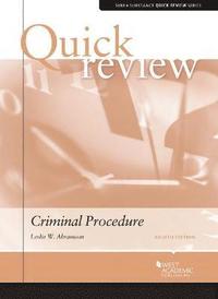 bokomslag Quick Review of Criminal Procedure