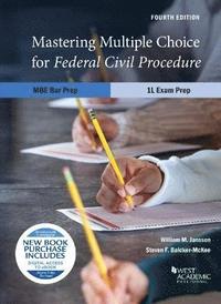 bokomslag Mastering Multiple Choice for Federal Civil Procedure MBE Bar Prep and 1L Exam Prep