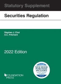 bokomslag Securities Regulation Statutory Supplement, 2022 Edition