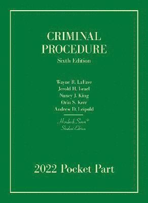 Criminal Procedure, Student Edition, 2022 Pocket Part 1