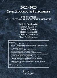 bokomslag Civil Procedure Supplement, for Use with All Pleading and Procedure Casebooks, 2022-2023