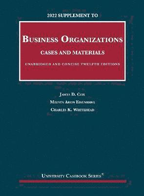 bokomslag 2022 Supplement to Business Organizations, Cases and Materials, Unabridged and Concise