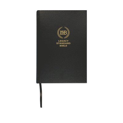 Lsb Large Print Wide Margin Black Hardcover