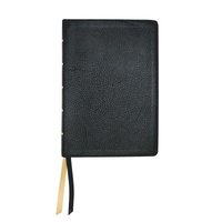 bokomslag NASB Large Print Wide Margin - Black Cowhide