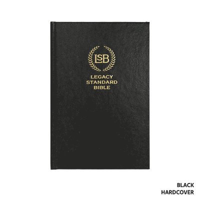 Legacy Standard Bible, Single Column Text Only Edition - Black Hardcover 1
