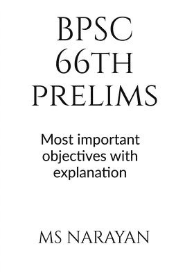 bokomslag BPSC 66th PRELIMS