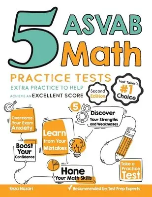 Reza Nazari - 5 ASVAB Math Practice Tests: Extra Practice to Help Achieve an Excellent Score, Häftad. Tillgänglighet: Lägg i varukorg