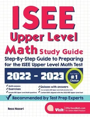 Reza Nazari - ISEE Upper Level Math Study Guide, Häftad. Tillgänglighet: Lägg i varukorg