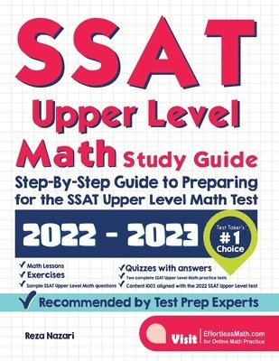SSAT Upper Level Math Study Guide 1