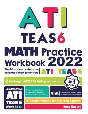 bokomslag ATI TEAS 6 Math Practice Workbook