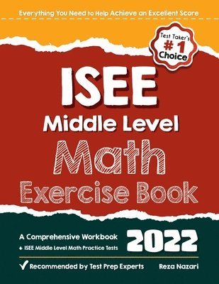 bokomslag ISEE Middle Level Math Exercise Book