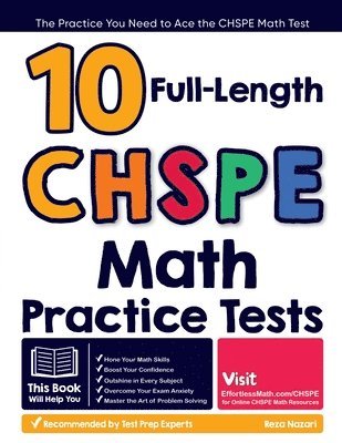 bokomslag 10 Full Length CHSPE Math Practice Tests