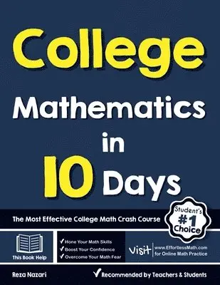 Reza Nazari - College Mathematics in 10 Days, Häftad. Tillgänglighet: Lägg i varukorg