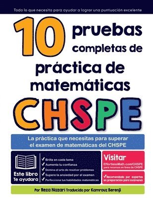 10 pruebas completas de prctica de matemticas CHSPE 1