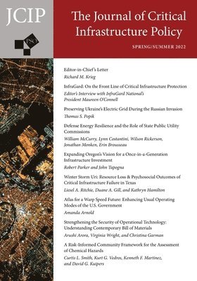 bokomslag Journal of Critical Infrastructure Policy