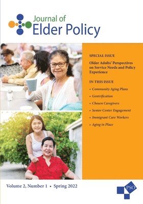 bokomslag Journal of Elder Policy