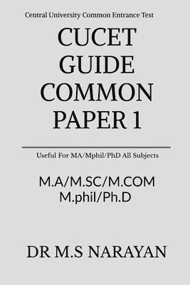 bokomslag Cucet Guide Common Paper 1