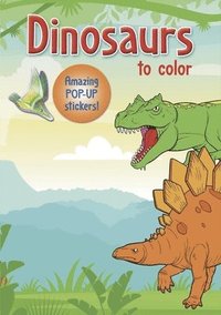 bokomslag Dinosaurs to color