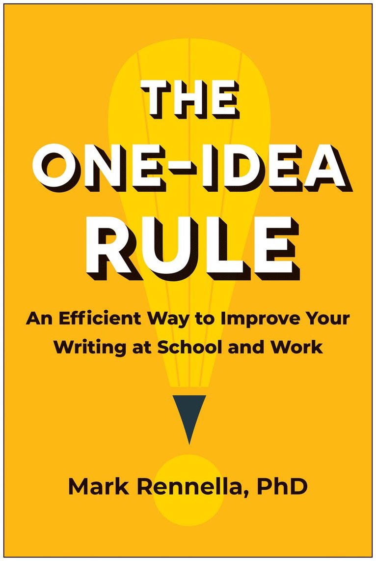 Mark Rennella - One-Idea Rule, Häftad