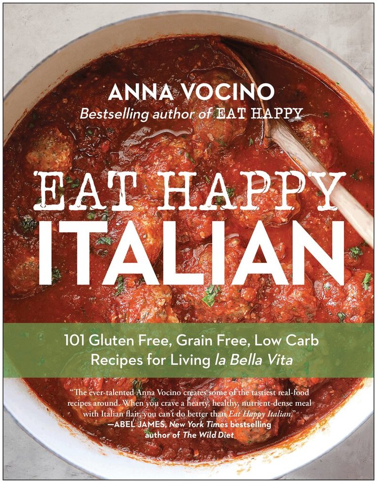 Anna Vocino - Eat Happy Italian, Häftad