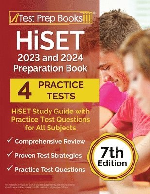 bokomslag HiSET 2023 and 2024 Preparation Book