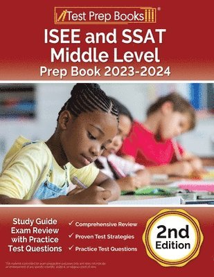 bokomslag ISEE and SSAT Middle Level Prep Book 2023-2024