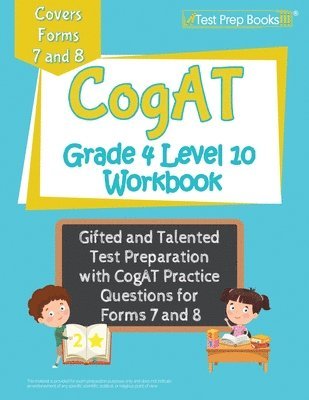 bokomslag CogAT Grade 4 Level 10 Workbook