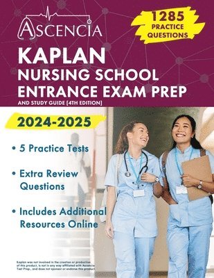 bokomslag Kaplan Nursing School Entrance Exam Prep 2024-2025