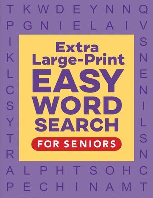 bokomslag Extra Large-Print Easy Word Search for Seniors