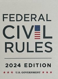 bokomslag Federal Civil Rules Booklet, 2024 Edition