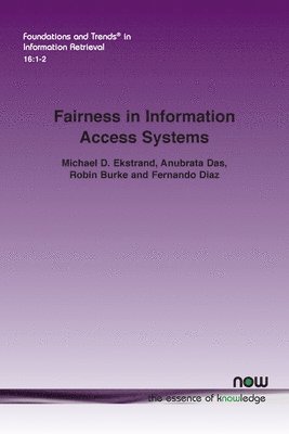 bokomslag Fairness in Information Access Systems