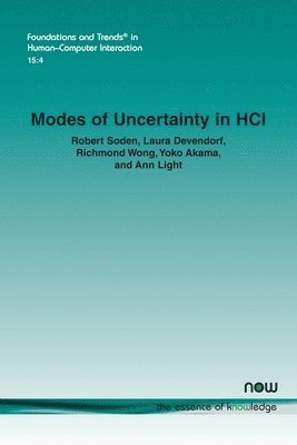 bokomslag Modes of Uncertainty in Hci