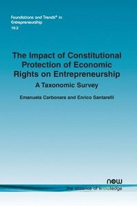 bokomslag The Impact of Constitutional Protection of Economic Rights on Entrepreneurship: A Taxonomic Survey