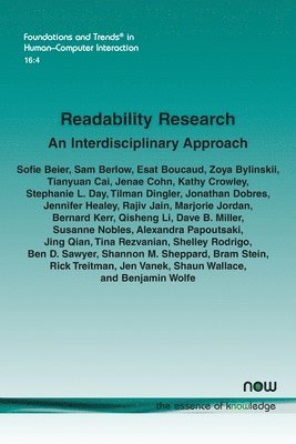 bokomslag Readability Research: An Interdisciplinary Approach: An Interdisciplinary Approach
