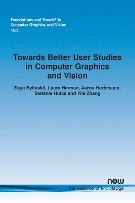bokomslag Towards Better User Studies in Computer Graphics and Vision