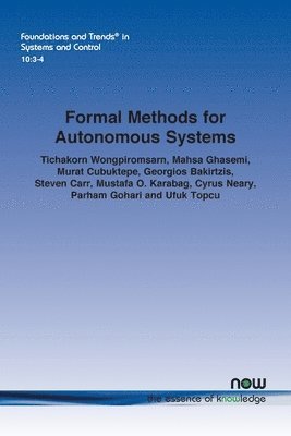 bokomslag Formal Methods for Autonomous Systems