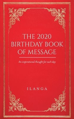 bokomslag The 2020 Birthday Book of Message