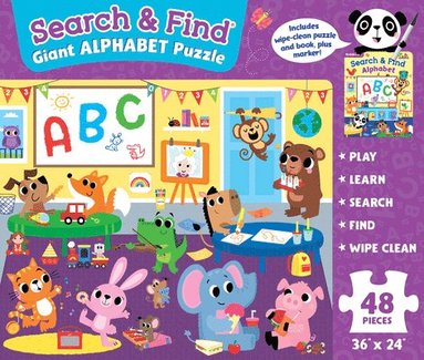 bokomslag Search & Find Book and Puzzle Alphabet: Book and Puzzle Set