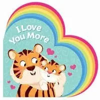 Kidsbooks Publishing - I Love You More: Heart Shaped Layered Board Book, Kartonnage. Tillgänglighet: Lägg i varukorg
