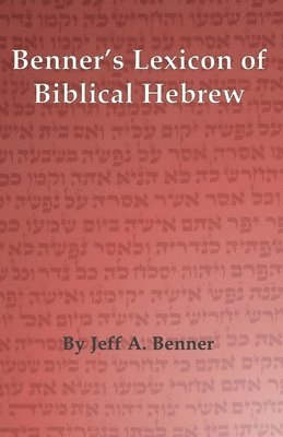 bokomslag Benner's Lexicon of Biblical Hebrew