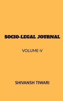 bokomslag Socio-Legal Journal