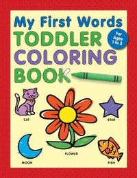 bokomslag My First Words Toddler Coloring Book