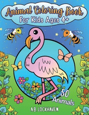 Animal Coloring Book for Kids Ages 4+ 1