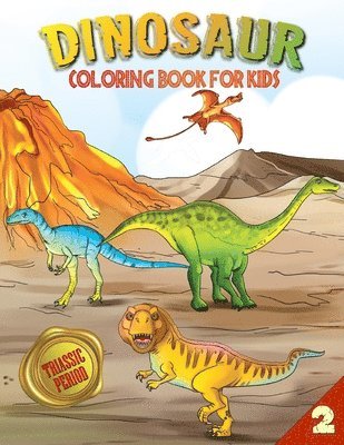 bokomslag Dinosaur Coloring Book for Kids (Book 2)