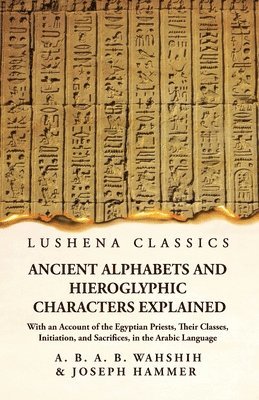 bokomslag Ancient Alphabets and Hieroglyphic Characters Explained With an Account of the Egyptian Priests, Their Classes, Initiation, and Sacrifices, in the Arabic Language